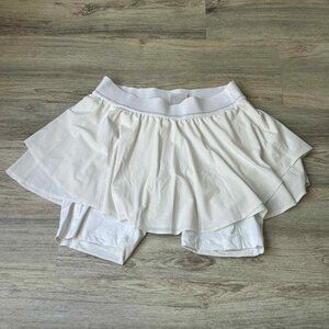LULULEMON Court Rival Skirt - White, Size 10